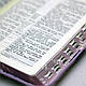 Біблія білого кольору в квітах, 15х20,5 см, з індексами, з декоративним зріз, фото 5