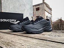 Чоловічі шкіряні кросівки Saucony Omni Walker 3 40202-2s чорні Оригінал, фото 3