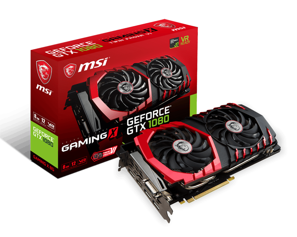 Відеокарта MSI GeForce GTX 1080 Gaming X 8G GDDR5X Refurbished