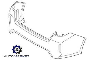 Оригінал HYBRID Бампер задній 2018-2020 Kia Optima JF 2016-2020 Кіа Оптима
