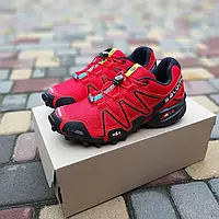 Мужские кроссовки Salomon SpeedCross 3, красные 41