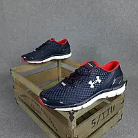 Мужские кроссовки Under Armour Андер армор Speedform Gemini, синие с красным 43