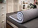 Футон топпер матрац 4см Shine Шайн Gray White Family Sleep тонкий матрац рол, що скручується, для дивана, підлоги, фото 7