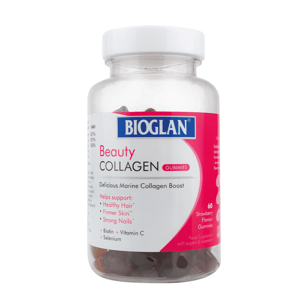 Колаген Bioglan Beauty Collagen Gummies 60 жуйок strawberry