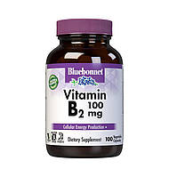 Витамин B2 Bluebonnet Nutrition Vitamin B2 100мг 100 вег. капсул