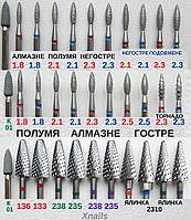 Фрезы алмазные TORNADO (Спираль) купить Днепр,Харьков,Запорожье,Львів