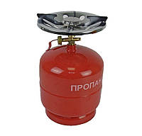 Газовый баллон 2 кг с горелкой (5 литров)