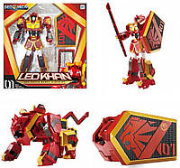 Трансформер 324001 Geomecha Leo Khan - Лео Хан 25см 3в1 Original Young Toys