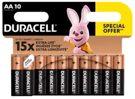 Батарейки Duracell AA/LR6/MN1500 (10шт.)