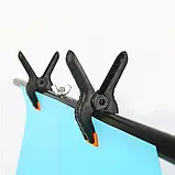 Комплект Тримач фону + Блакитний ПВХ Фон 68×130 см Prolight, фото 4