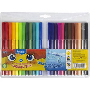 Фломастери Marco 24 кольори 1690