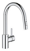 Смеситель для кухни (на мойку) с выдвижным изливом Grohe Eurosmart Cosmopolitan (31481001)