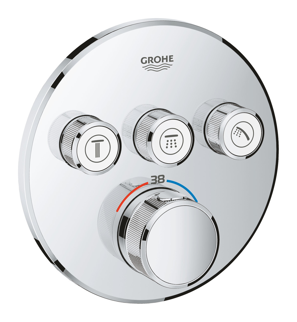 Термостат прихованого монтажу на 3 споживачі Grohe Grohtherm SmartControl (29121000)