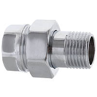 Згін американка (хром) 1/2" прямий Koer KR.341.CHR (KR2702)