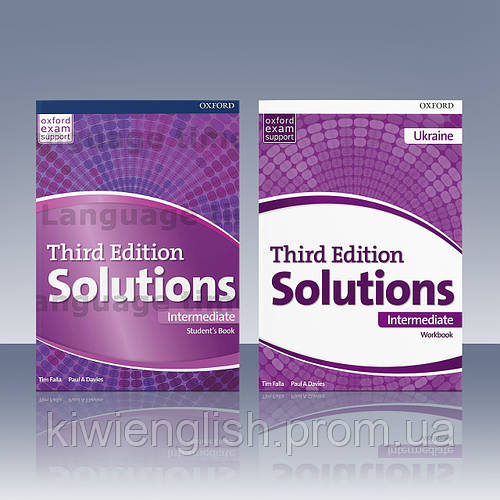 Solutions Intermediate 3rd Комплект Student's Book + Workbook (ID ...