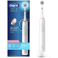 Электрическая зубная щетка Braun Oral-B PRO3 3000 D505.513.3 Sensitive clean White Б0684-4