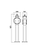 Стовпчик COMPASS ST 825 mm E27 42W IP33 CF (4.1.1) Redo 9573, фото 3