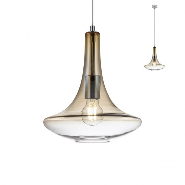 Підвісний світильник Redo DECANTER SU 1X42W E27 D265 CHAMPAGNE SHADOW (5.1.1) 01-1622