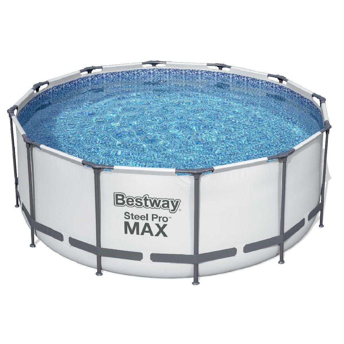 Каркасний басейн Bestway (366х122 см) з картриджним фільтром, тентом та драбиною 56420