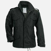 Куртка чоловіча зимова М-65 з підстібкою колір чорний Mil-tec Німеччина