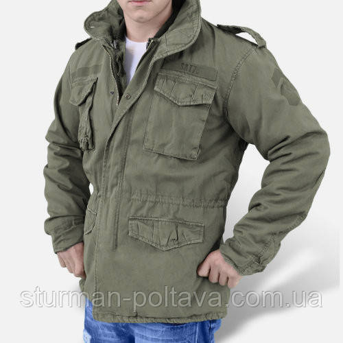 Куртка М-65 Vintage колір олива(SURPLUS) Німеччина
