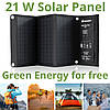 Портативний зарядний пристрій сонячна панель Bresser Mobile Solar Charger 21 Watt USB DC (3810030), фото 3