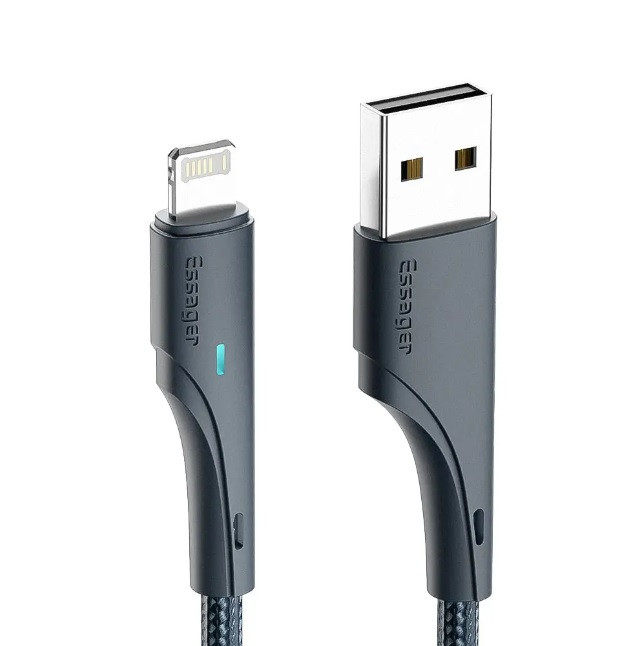 Lightning USB кабель Essanger для Apple iPhone та iPad швидка зарядка передачі даних зарядний шнур