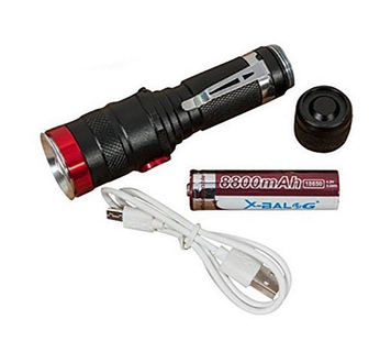 Яскравий міцний кишеньковий ліхтарик BL-736, надійний ручний тактичний ударостійкий ліхтар на акумуляторі, GP6