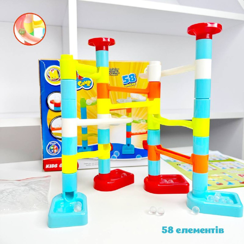 Конструктор лабіринт Marble Race games 8203 на 58 деталей