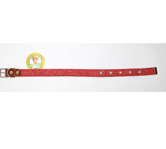 Нашийник 4522 20мм "MILANGE" одинарний (Червоний)