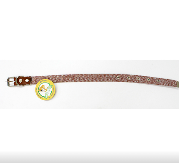 Нашийник 4527 20мм "MILANGE" одинарний світловідбиваючий (Рожевий)