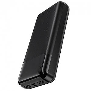 Зовнішній акумулятор Power Bank 20000mAh Hoco J72A Black