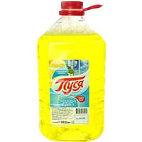 Засіб мийний для скла та дзеркал ТМ "Пуся" з ароматом лимону 5л