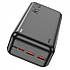 Зовнішній акумулятор Power Bank 30000mAh Hoco J101B Astute PD20W+QC3.0 22.5W 2USB Micro/Type-C Black, фото 3