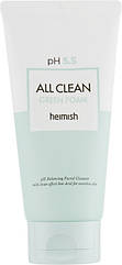 Пінка для обличчя очищувальна Heimish All Clean Green Foam pH 5.5