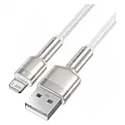 Дата-кабель Baseus CALJK-A02 USB (тато) - Lightning (тато) 1m White 2.4 A, фото 2
