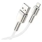 Дата-кабель Baseus CALJK-A02 USB (тато) - Lightning (тато) 1m White 2.4 A, фото 4