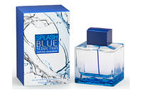 Мужская туалетная вода Splash Blue Seduction for Men Antonio Banderas (свежий, яркий, мятный аромат)