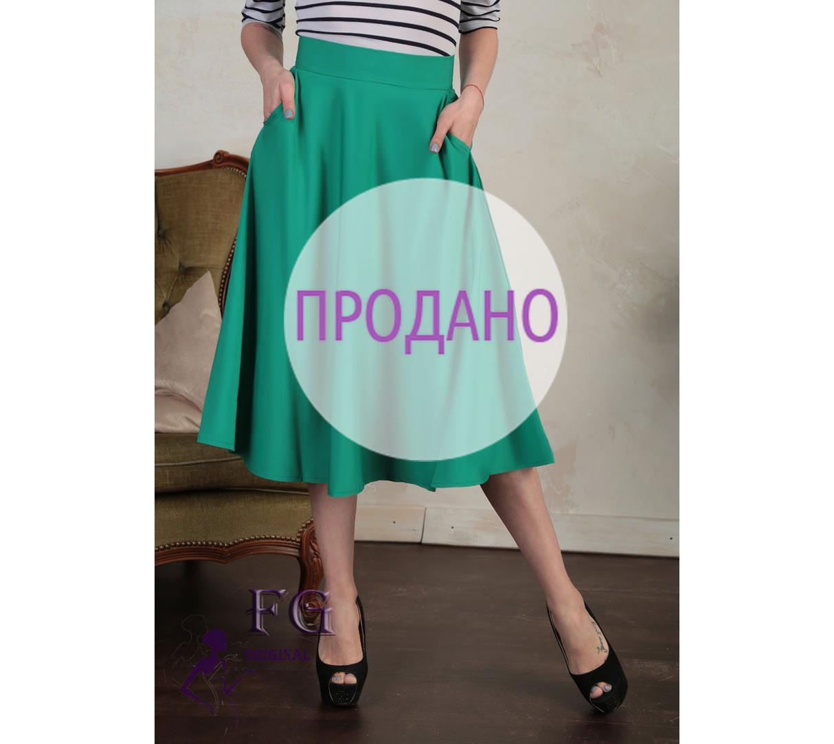 Жіноча спідниця з кишенями "Flora" | Розпродаж моделі