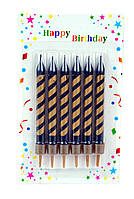 Свічки для торта Зебра 6 шт.