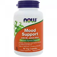 Now Foods, Mood Support, со зверобоем, 90 растительных капсул