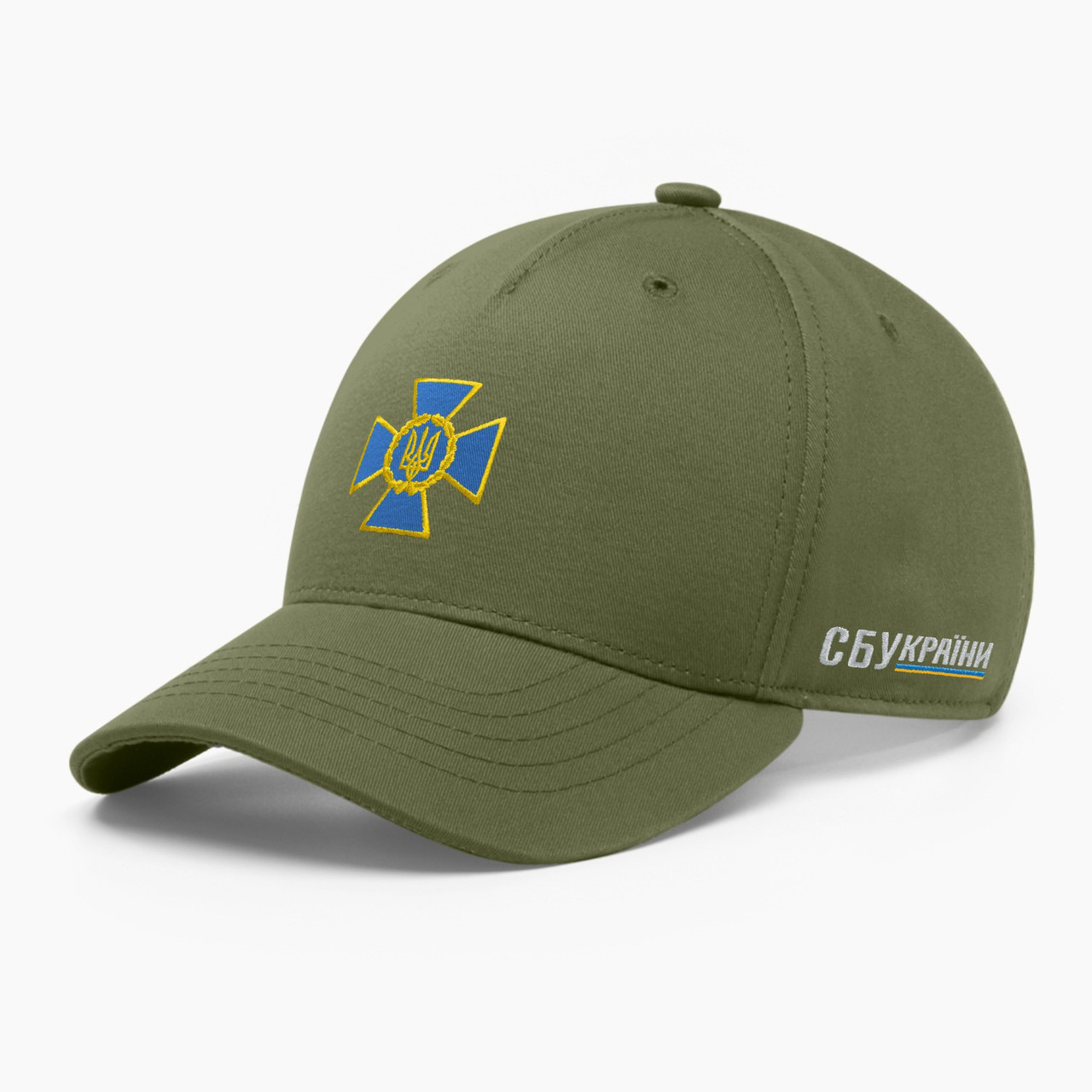 Кепка бейсболка INAL з емблемою СБУ S / 53-54 Оливковий 92853, фото 1