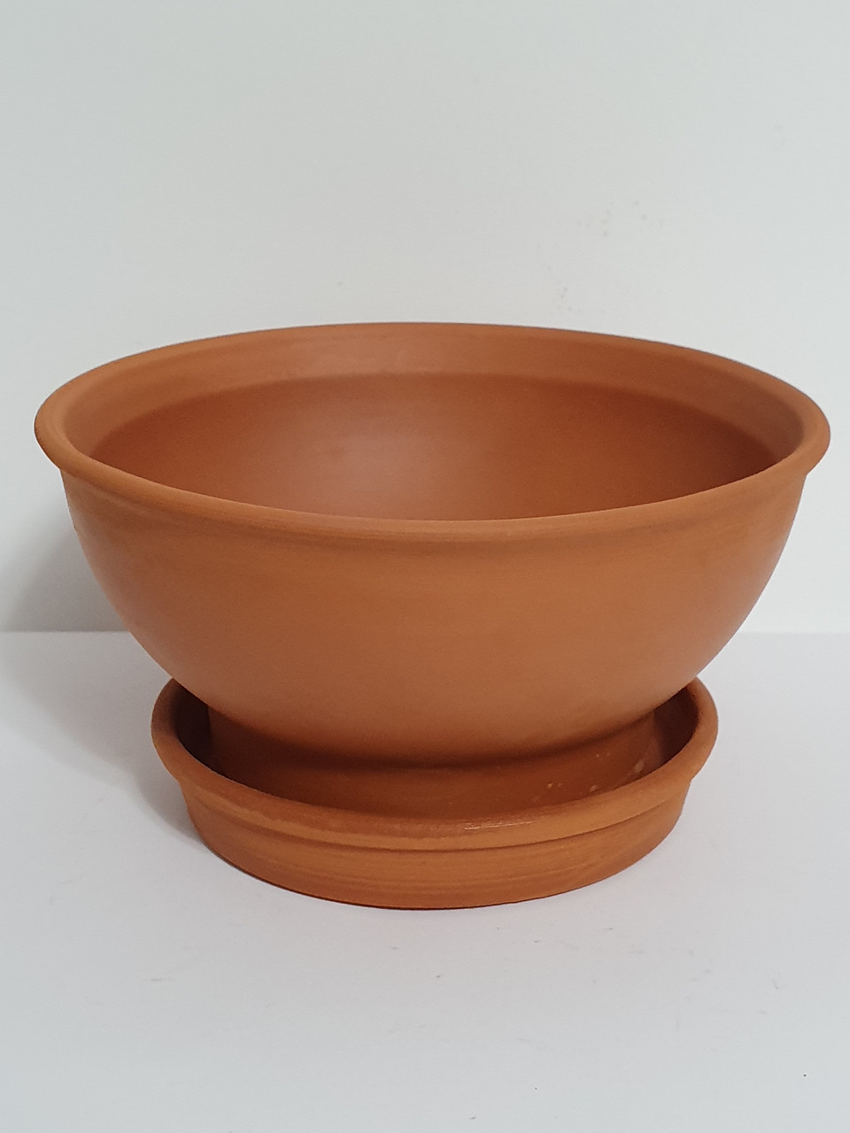 Горщик Теракота, 1 л глиняний / вазон для квітів, кімнатних (домашніх) рослин, (з червоної глини)