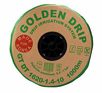 Капельная лента GOLDEN DRIP 10см 8mil 1.4л/ч с эмиттером 2000 м