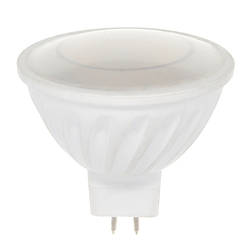 LED лампа MR16 (GU5,3) 5W(420Lm) 2700К LR-12 220V  Electrum  керам. корп.