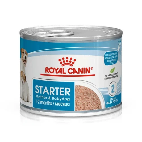 Royal Canin Starter Mousse Роял Канін Стартер Мусс - вологий корм для цуценят до 2-х місяців 195 грам, фото 1