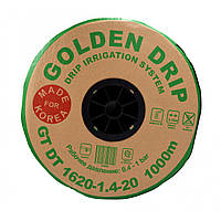 Капельная лента GOLDEN DRIP 20см 8mil 1.4л/ч с эмиттером 2000 м