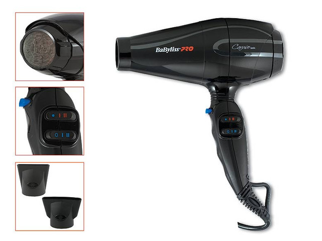 Профессиональный фен с ионизацией BaByliss Pro Caruso BAB6510IRE 2200-2400W - фото 2 - id-p37939321