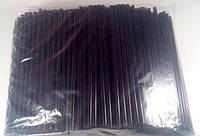 Трубочка d6,8-21см"Фрешка" черная (500 шт)