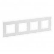 NILOE STEP Рамка 4-постова, колір Білий